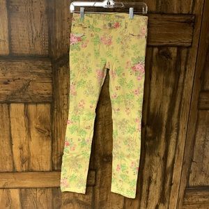 Ralph Lauren yellow floral pants